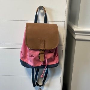 New LL Bean pink Lobster Backpack
